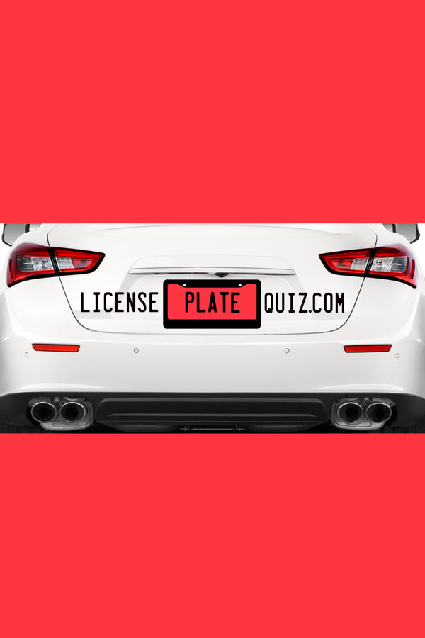 License Plate Quiz
